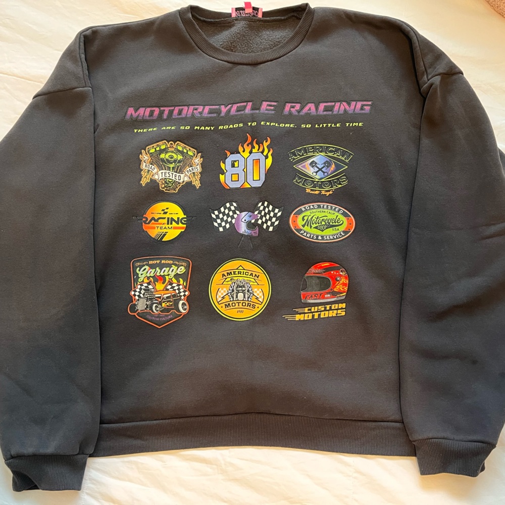 Edikted motorcycle racing crew neck